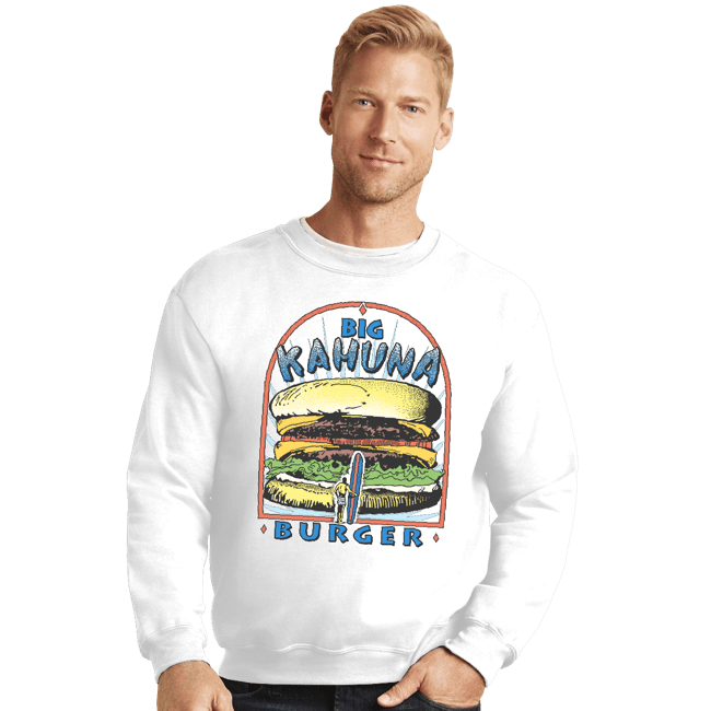 Secret_Shirts Crewneck Sweater, Unisex / Small / White Big Kahuna
