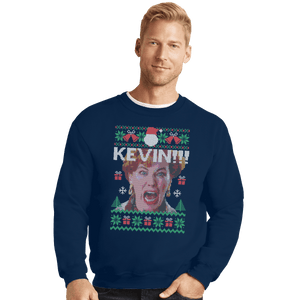 Shirts Crewneck Sweater, Unisex / Small / Navy Kevin Sweater