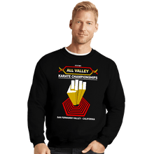 Load image into Gallery viewer, Daily_Deal_Shirts Crewneck Sweater, Unisex / Small / Black All Valley Karate
