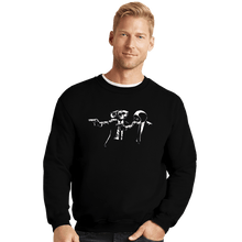 Load image into Gallery viewer, Shirts Crewneck Sweater, Unisex / Small / Black Wall-E Fiction
