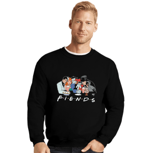 Shirts Crewneck Sweater, Unisex / Small / Black Gotham Fiends