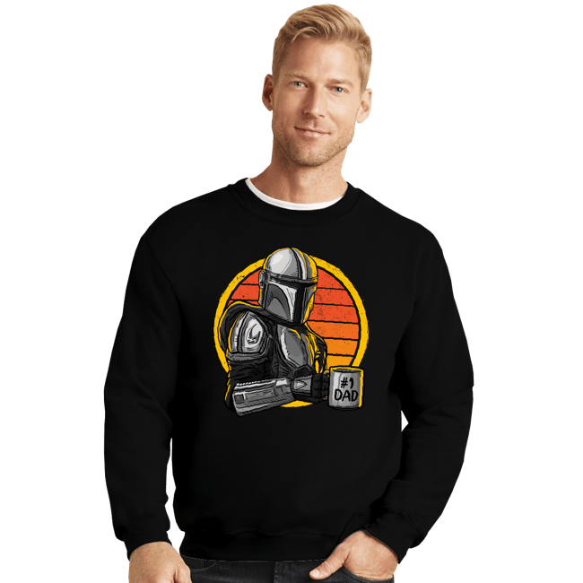 Secret_Shirts Crewneck Sweater, Unisex / Small / Black Best Mando Dad