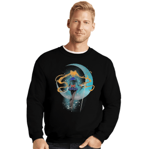 Shirts Crewneck Sweater, Unisex / Small / Black Pretty Guardian of the Galaxy