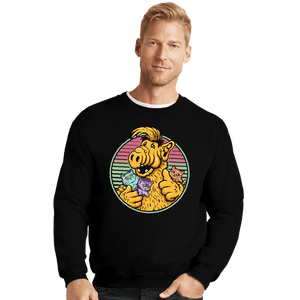 Daily_Deal_Shirts Crewneck Sweater, Unisex / Small / Black Cuteness Overload