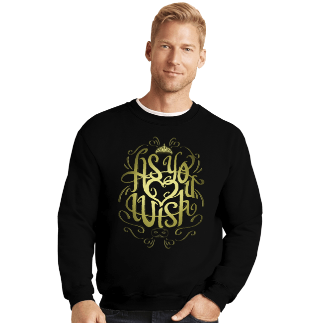 Daily_Deal_Shirts Crewneck Sweater, Unisex / Small / Black The Princess And The Pirate