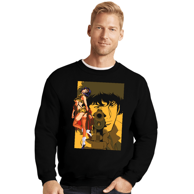 Secret_Shirts Crewneck Sweater, Unisex / Small / Black Honky Tonk Women
