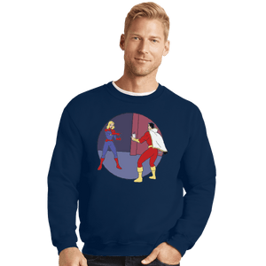 Shirts Crewneck Sweater, Unisex / Small / Navy The Marvelous Captains