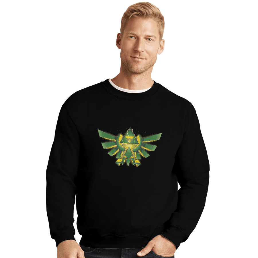 Shirts Crewneck Sweater, Unisex / Small / Black Legendary Stone