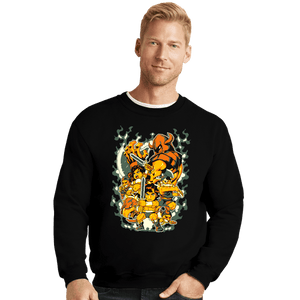 Shirts Crewneck Sweater, Unisex / Small / Black Golden Axe Heroes
