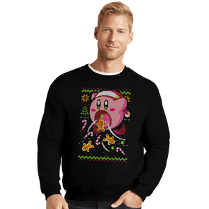 Daily_Deal_Shirts Crewneck Sweater, Unisex / Small / Black Sweet Christmas