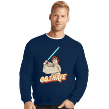Load image into Gallery viewer, Secret_Shirts Crewneck Sweater, Unisex / Small / Navy Obihave
