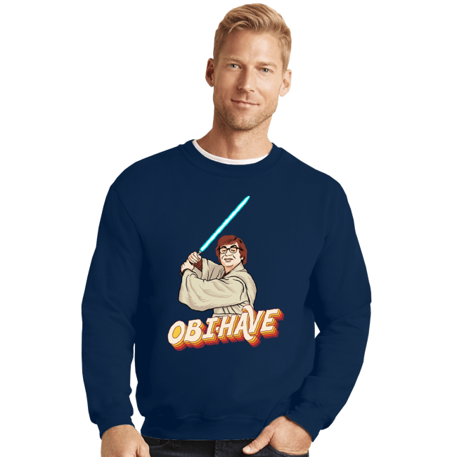 Secret_Shirts Crewneck Sweater, Unisex / Small / Navy Obihave