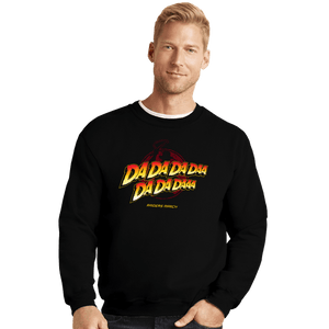 Daily_Deal_Shirts Crewneck Sweater, Unisex / Small / Black Raiders March