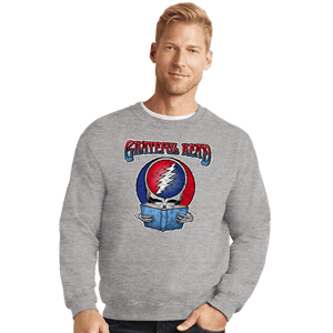 Secret_Shirts Crewneck Sweater, Unisex / Small / Sports Grey Greatful Read