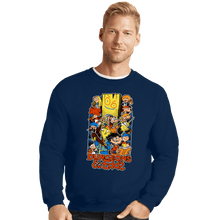 Load image into Gallery viewer, Secret_Shirts Crewneck Sweater, Unisex / Small / Navy Dungeons And Edds
