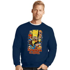 Secret_Shirts Crewneck Sweater, Unisex / Small / Navy Dungeons And Edds