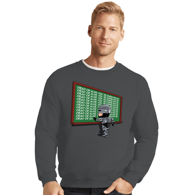 Secret_Shirts Crewneck Sweater, Unisex / Small / Charcoal Robobart
