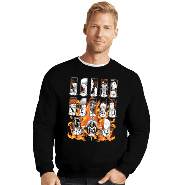 Shirts Crewneck Sweater, Unisex / Small / Black Captain