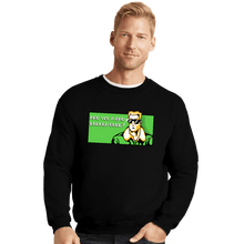 Load image into Gallery viewer, Shirts Crewneck Sweater, Unisex / Small / Black Bad Enough Dude
