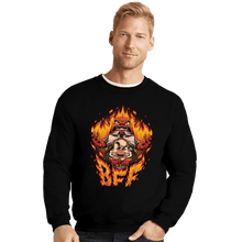 Load image into Gallery viewer, Daily_Deal_Shirts Crewneck Sweater, Unisex / Small / Black Angry Friends
