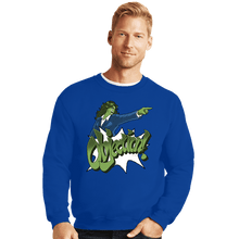 Load image into Gallery viewer, Secret_Shirts Crewneck Sweater, Unisex / Small / Royal Blue Super Lawyer
