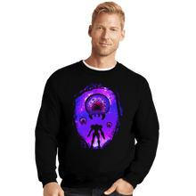 Load image into Gallery viewer, Daily_Deal_Shirts Crewneck Sweater, Unisex / Small / Black Bounty Hunter Landscape
