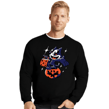 Load image into Gallery viewer, Shirts Crewneck Sweater, Unisex / Small / Black Felix The Cat
