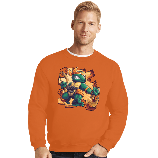 Daily_Deal_Shirts Crewneck Sweater, Unisex / Small / Red Toy Mike