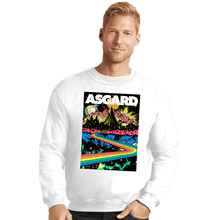 Load image into Gallery viewer, Secret_Shirts Crewneck Sweater, Unisex / Small / White Come Visit Asgard
