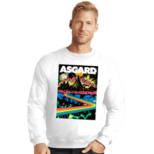 Secret_Shirts Crewneck Sweater, Unisex / Small / White Come Visit Asgard