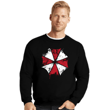 Load image into Gallery viewer, Secret_Shirts Crewneck Sweater, Unisex / Small / Black The Umbrella Corp

