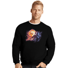 Load image into Gallery viewer, Secret_Shirts Crewneck Sweater, Unisex / Small / Black The Crow Secret Sale
