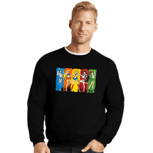 Load image into Gallery viewer, Daily_Deal_Shirts Crewneck Sweater, Unisex / Small / Black The Sailor Scouts
