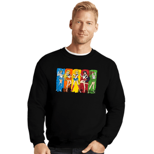 Daily_Deal_Shirts Crewneck Sweater, Unisex / Small / Black The Sailor Scouts