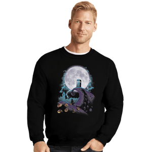 Shirts Crewneck Sweater, Unisex / Small / Black Nightmare Before Doctor Who