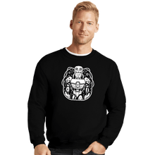 Load image into Gallery viewer, Shirts Crewneck Sweater, Unisex / Small / Black Digital Mechanical Cyborg
