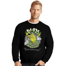 Load image into Gallery viewer, Shirts Crewneck Sweater, Unisex / Small / Black Facehugging Adventures
