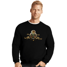 Load image into Gallery viewer, Secret_Shirts Crewneck Sweater, Unisex / Small / Black Martian Goldwyn Mayer

