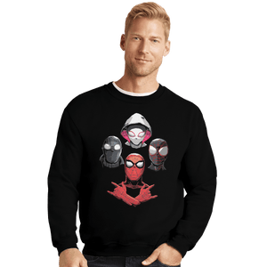 Shirts Crewneck Sweater, Unisex / Small / Black Arachnid Rhapsody