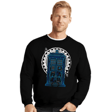 Load image into Gallery viewer, Shirts Crewneck Sweater, Unisex / Small / Black Doctor Time and Space
