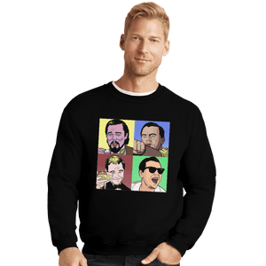 Shirts Crewneck Sweater, Unisex / Small / Black The King Of Memes