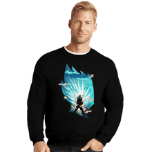 Load image into Gallery viewer, Shirts Crewneck Sweater, Unisex / Small / Black The Saiyan Prince
