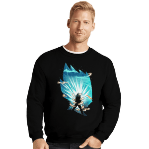 Shirts Crewneck Sweater, Unisex / Small / Black The Saiyan Prince