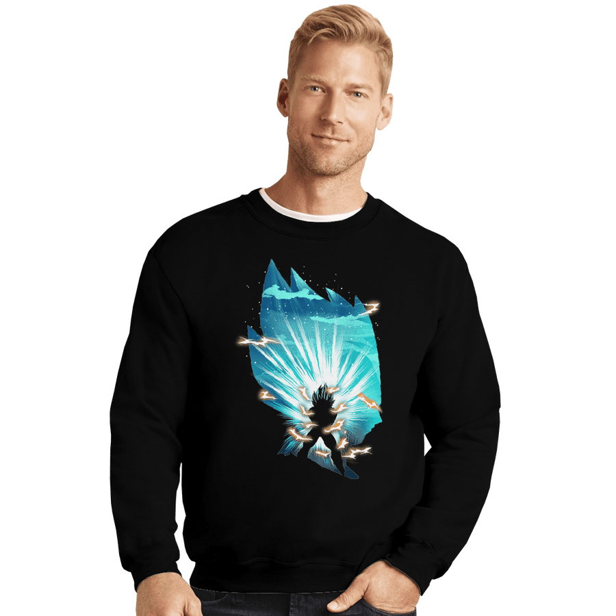 Shirts Crewneck Sweater, Unisex / Small / Black The Saiyan Prince