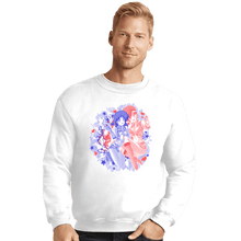Load image into Gallery viewer, Shirts Crewneck Sweater, Unisex / Small / White Dirty Pair

