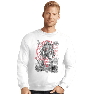 Shirts Crewneck Sweater, Unisex / Small / White The Hell Walker