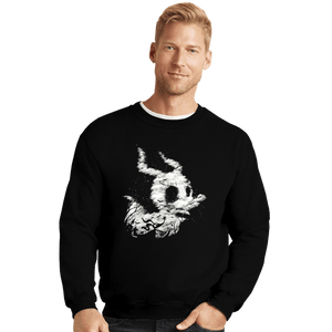 Secret_Shirts Crewneck Sweater, Unisex / Small / Black Nightmare Zero