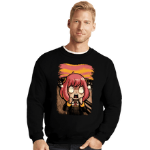Load image into Gallery viewer, Daily_Deal_Shirts Crewneck Sweater, Unisex / Small / Black Telepathy Is Pain
