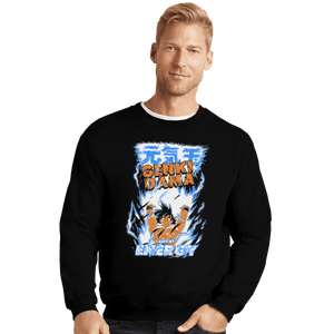 Shirts Crewneck Sweater, Unisex / Small / Black Genki Dama