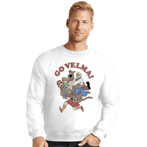 Secret_Shirts Crewneck Sweater, Unisex / Small / White Go Velma!